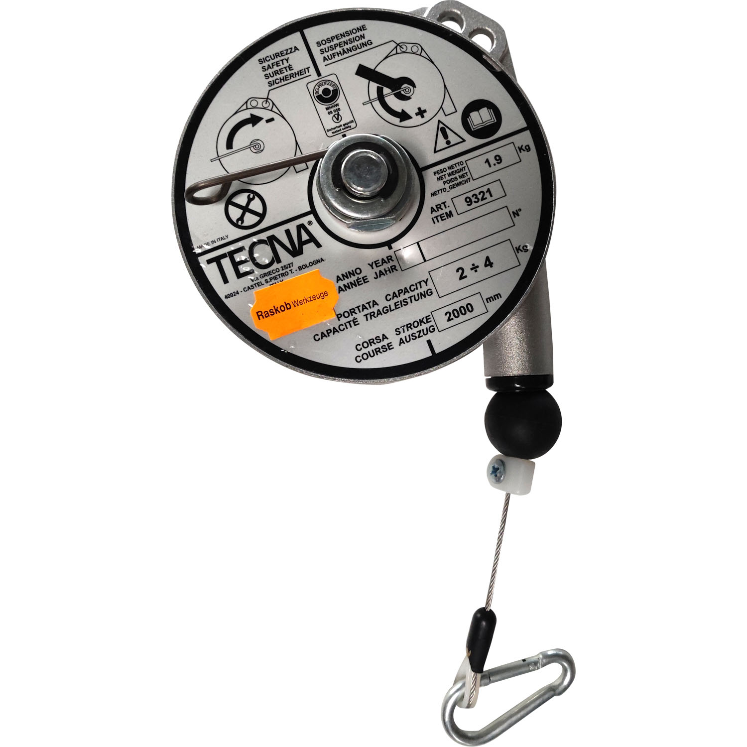 TECNA Federzug-Balancer 2 - 4 kg